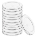 Couvercle pour pot de yaourt - orion - lot de 12 - diam�tre 62 cm - fermeture herm�tique - plastique ...