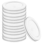 Couvercle pour pot de yaourt - orion - lot de 12 - 68 cm - fermeture herm�tique - plastique transparent ...