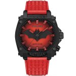 Police montre homme batman �dition limit�e 45 mm cuir rouge 5 atm quartz num�rot�e x / 2000