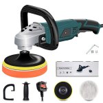 Polisseuse �lectrique 900w 7 vitesses - machine � polir voiture sol marbre c�ramique - cireuse lustreuse ...