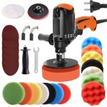 Polisseuse �lectrique multifonctionnelle 980w 6 vitesses r�glables 3200rpm machine � cirer outil de polissage ...