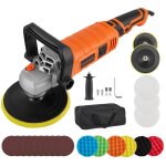 Polisseuse orbitale 1580w pour voiture 7 vitesses r�glables lustreuse polisseuse voiture avec poign�e ...