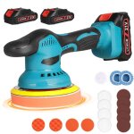 Polisseuse voiture sans fil 21v 2 batteries et chargeur 380w 2800 - 6000rpm 6 vitesses reglables plateau ... Polisseuse voiture sans fil 21v 2 batteries et chargeur 380w 2800 - 6000rpm 6 vitesses reglables plateau ...