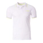 Polo blanc / gris homme teddy smith pasian