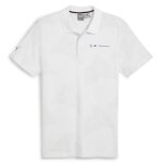 Polo blanc homme puma bmw mms jaquard