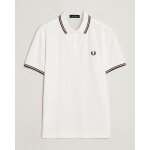 Polo fred perry blanc m3600 twin tipped