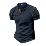 Polo hommecasual polos homme patte de boutonnage d�t�polo homme manches courtes sport regular fit poloshirt ...
