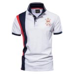 Polo�hommepolo�homme�manches�courtes�patte�de�boutonnagemode�polos�homme�en�coton�pour�golf�tennis - ...