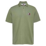 Polo kaki homme tommy hilfiger branded neck