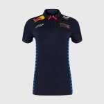 Polo � manches courtes officiel femme oracle red bull racing teamline max verstappen - bleu