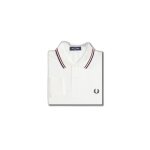 Polo manches longues double liser� fred perry