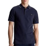 Polo marine homme calvin klein jeans pique tippin