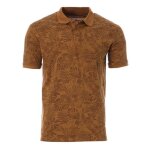 Polo marron homme rms26 tropical fondu
