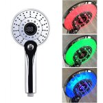 Pommeau de douche  affichage numrique filtre de douche led 3 couleurs avec contrle de la temprature ...