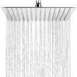 Pommeau de douche anti - calcaire tte de douche pluie economiseur deau avec buse en acier inoxydable ...