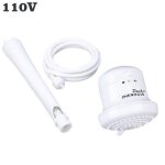 Pommeau de douche chauffe - eau �lectrique instantan� 5400w 110v avec support et r�gulateur de temp�rature ...