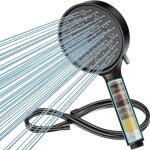 Pommeau de douche cobbe anti calcaire avec 15m tuyau � 6 modes haute pression �conomie deau 20 filtre ...
