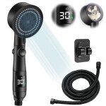 Pommeau de douche � �conomie deau avec affichage de la temp�rature pommeau de douche haute pression avec ...