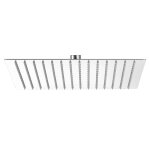 Pommeau de douche - inox - carr� 30x30 cm - chrom� - anti - calcaire - r�glage 360�