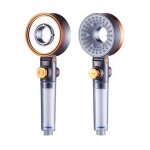 Pommeau douche multifonction hydro jet - 3 jets haute pression filtre rempla�able �conomie d?eau anti ...