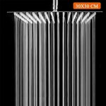 Pommeau de douche de t�te 30x30cm pommeau de douche carr� � effet pluie jet effet pluie pour salle de ...