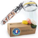 Pommeau de douche xl - aecodune - filtre eau anti - calcaire - vitamine c - �conomie deau - pression ...