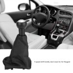 Pommeau levier de vitess 5 vitesses soufflet pour peugeot 207 - 307 - 406