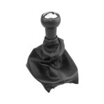 Pommeau de levier de vitesse 5 vitesses couvercle anti - poussi�re soufflet en cuir pour peugeot 207 ...