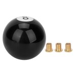 Pommeau de levier de vitesse universel noir  8 boules de billard pour voiture