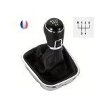 Pommeau soufflet levier 5 vitesses pour polo v 6r 6c (2009  2017) polo 5 (diam 12mm)