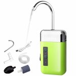Pompe � air portable 3 - en - 1 aimoonsa pour aquarium - a�ration pompage auto & �clairage usb 40 db