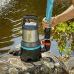 Pompe d�vacuation eaux charg�es - gardena - 20000 - 20 000 l / h - aquasensor - d�clenchement automatique ...