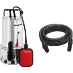 Pompe d�vacuation einhell gc - dp 1020 n 1000 w - corps inox profondeur 5 m