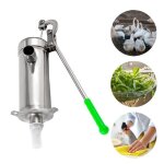 Pompe eau manuelle - pompe de puits profond en acier inoxydable - pompe de pompage - pompe eau de puits ...