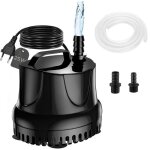 Pompe � eau submersible 25w - pompe immerg�e - 1500 l / h pompe � eau ultra silencieuse pompe - 2 buses ...