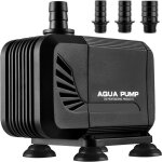 Pompe eau submersible mini pompe silencieuse pompe aquarium avec 3 buses 19 / 22 / 25mm hauteur de refoulement ...