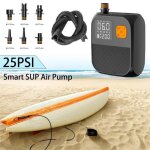 Pompe �lectrique pour sup 25 psi 8�000 mah gonfleur de pagaie rechargeable 6 buses pour matelas gonflables ...