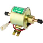 Pompe à essence électrique robuste en métal solide pour voiture 12 v (argent) Pompe à essence électrique robuste en métal solide pour voiture 12 v (argent)