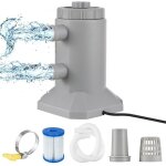 Pompe de filtration  cartouche pour piscine hors sol 55w 250l / h dbit  faible bruit amlioration ...