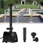 Pompe pour fontaine bassin �tang jardin 1000l / h 22w .