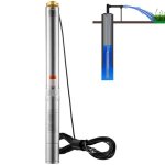 Pompe immerge pour puits profond - vevor - 1500 w - pompe tanche ip68 pour usage domestique irrigation ...