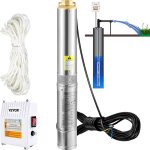 Pompe immerge - submersible automatique - 110 l / min - acier inox - 370w - 44 m de hauteur de refoulement ...