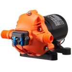 Pompe � membrane 12 v 3 gpm - duoku - 3 chambres - pressostat r�glable 40 - 100 psi 50 psi - port mnpt ...