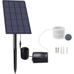 Pompe � oxyg�ne solaire enfichable 2. 5w pompe bassin solaire a�rateur daquarium pompe � air a�rateur ...
