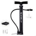 Pompe � pied portable pour v�lo pompe � air pour pneu de v�lo mini pompe � pied 120psi avec aiguille ...