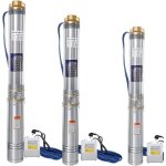 Pompe de puits profond - inox - 110 kw - 4000 l / h - 81 m de refoulement - 81 bar Pompe de puits profond - inox - 110 kw - 4000 l / h - 81 m de refoulement - 81 bar