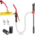 Pompe � siphon �lectrique portable - dok - transfert diesel et essence - aliment�e par batterie - d�bit ...