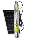 Pompe submersible - oem - 150w - dc12v - dbit maximal 2t / h - solaire