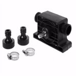 Pompe sur perceuse pour eau et huile auto - amorante raccords pour aquarium et fontaine jardin piscine ...