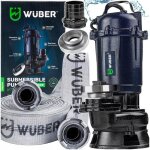 Pompe vide cave fosse septique avec broyeur deau + tuyau 2 30m wuber 2500 w 18000 l / h Pompe vide cave fosse septique avec broyeur deau + tuyau 2 30m wuber 2500 w 18000 l / h